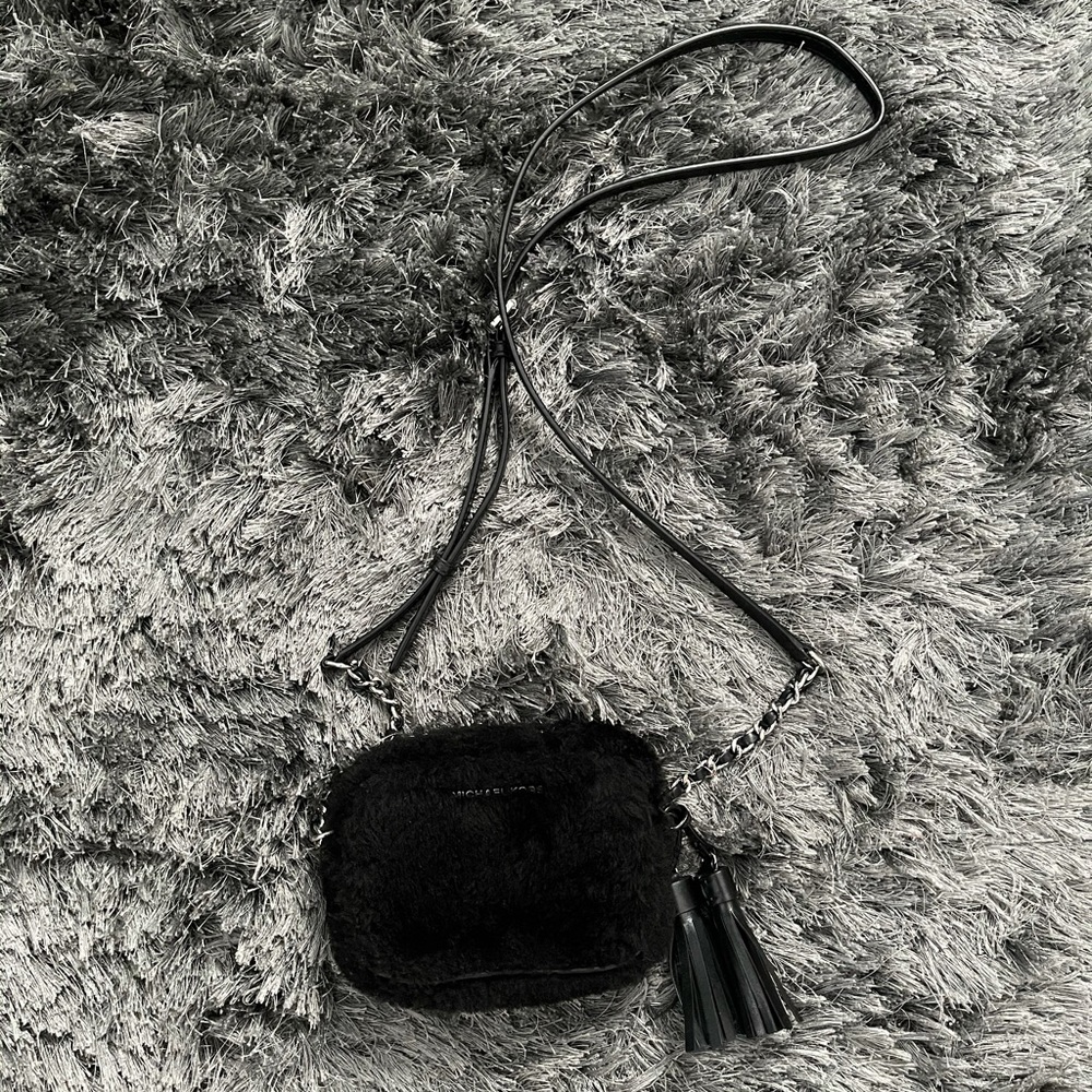 Black crossbody bag.